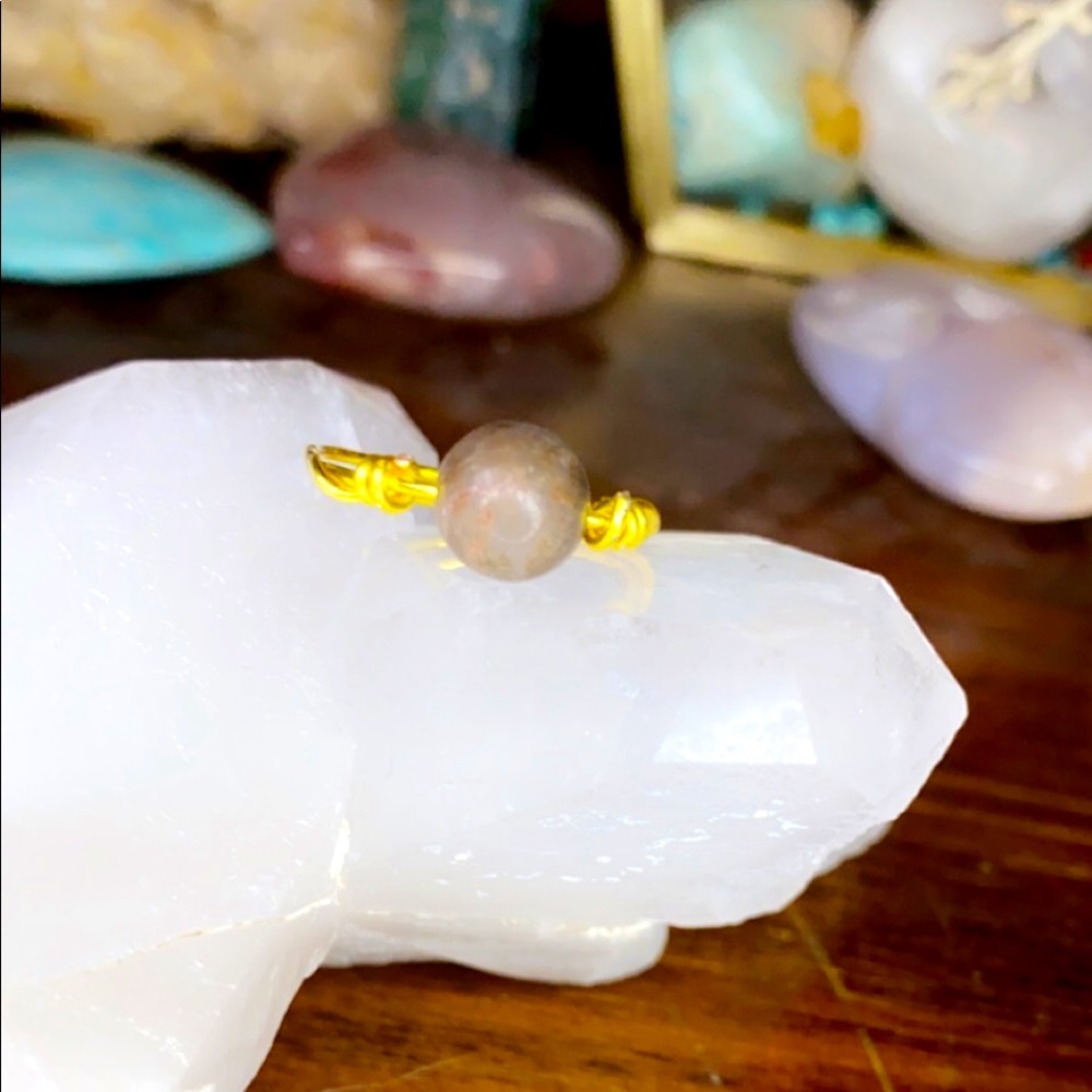 Ocean jasper ring